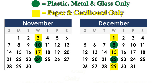 Long Beach NY Recycling Schedule